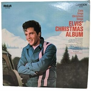 ELVIS PRESLEY Elvis' Christmas Album 1970 Vinyl LP RCA Records CAL 2428 Holiday